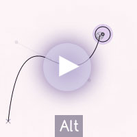 using Alt on bezier