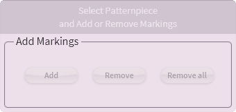 markings input tab
